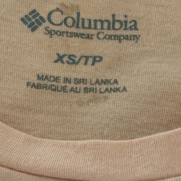 Columbia ‘Yellowstone National Park’ Graphic Light Pink Crew Tee Top - Picture 5 of 6
